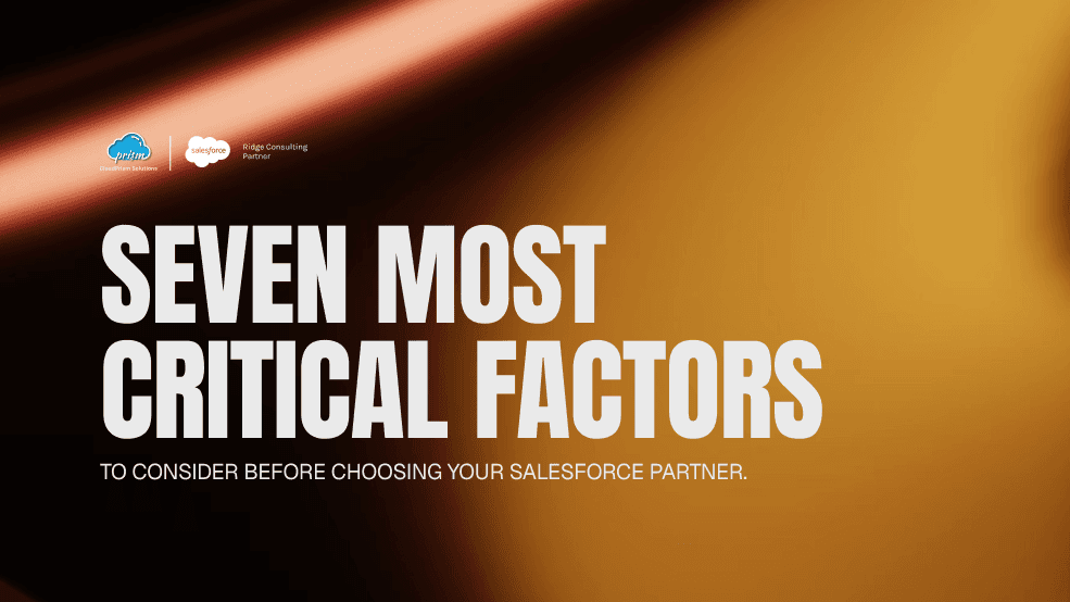 salesforce consultation and Implementation partner